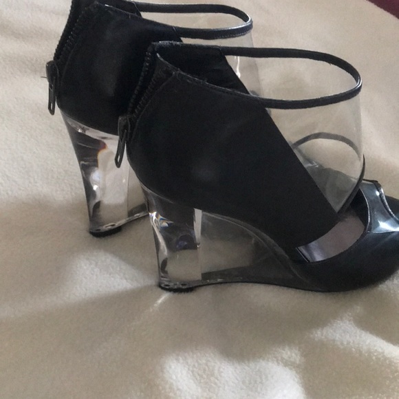 Glass heel to toe, black designer shoes from Aldo - Picture 4 of 5